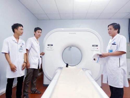 Bệnh viện Đa khoa huyện Bố Trạch triển khai máy chụp cắt lớp phục vụ người bệnh